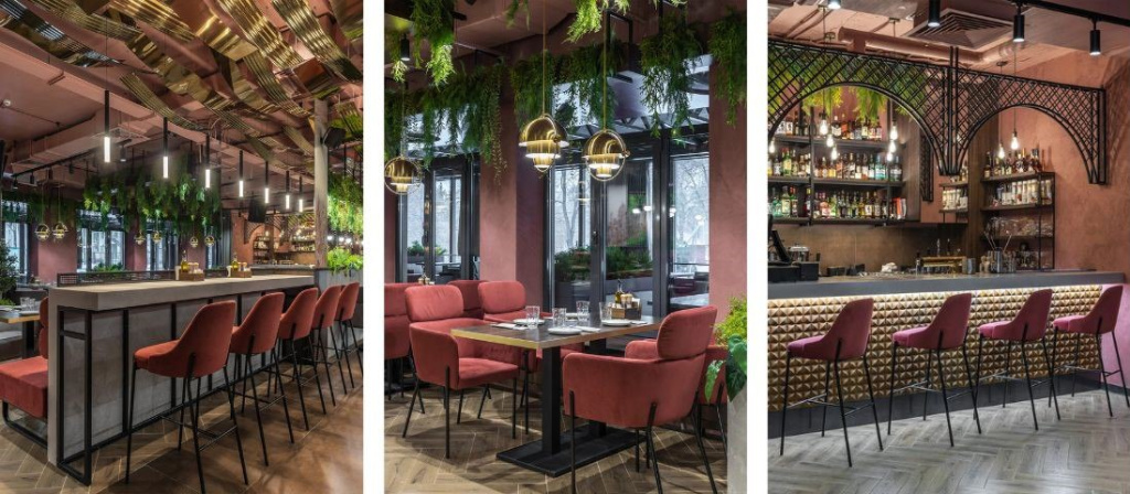 интерьер зоны бара интерьер зоны бара